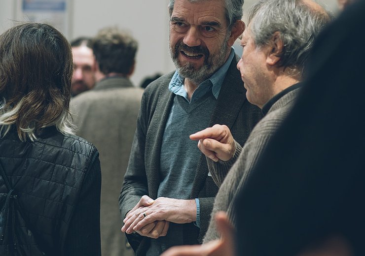 Recess with Tim Crane — Picture: Amélie Chapalain / TU Wien Informatics