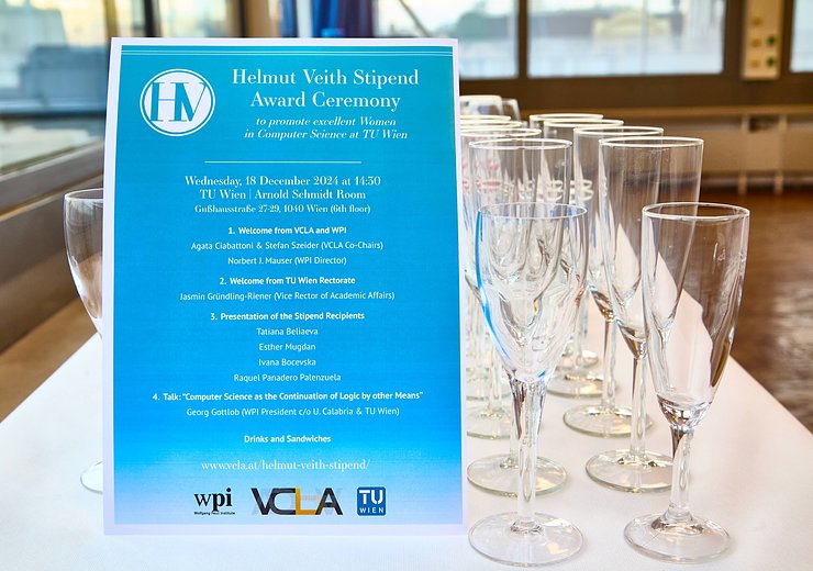 Impression from the Award ceremony with program — Picture: Nadja Meister / VCLA