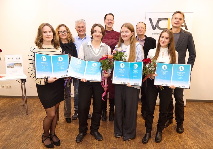 Group picture with all stipend recipients with Agata Ciabattoni, Norbert Mauser, Georg Gottlob, and Stefan Szeider