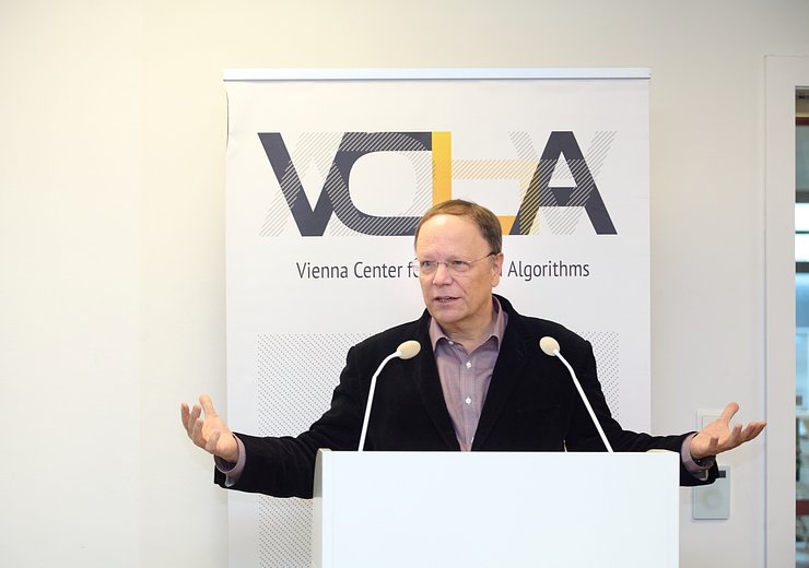 Georg Gottlob gave a keynote at the award ceremony — Picture: Nadja Meister / VCLA