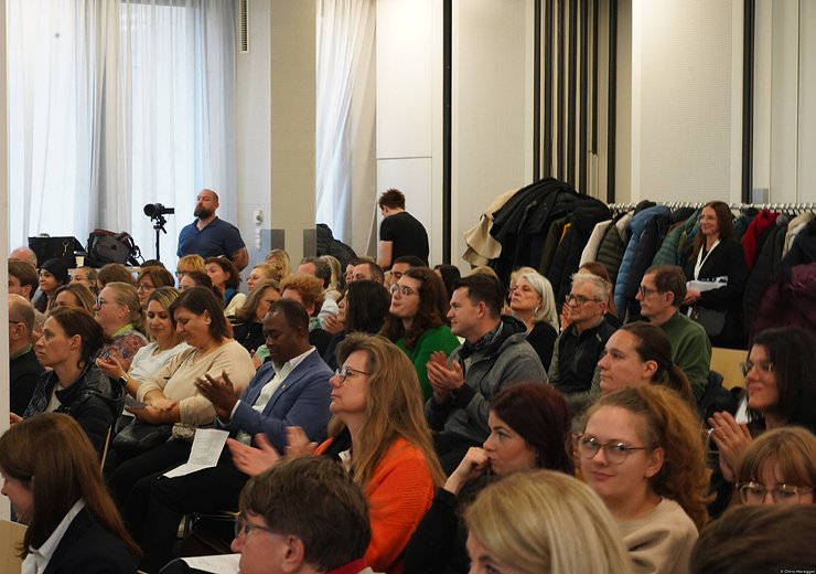 The audience listening to the keynotes and presentations — Picture: Wiener Gesundheitsverbund