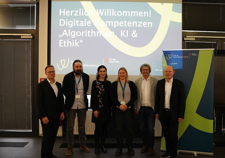 fLtR: Albert Frömel, Stefan Woltran, Laura Kovacs, Julia Neidhardtm Christian Huemer and — Picture: Wiener Gesundheitsverbund