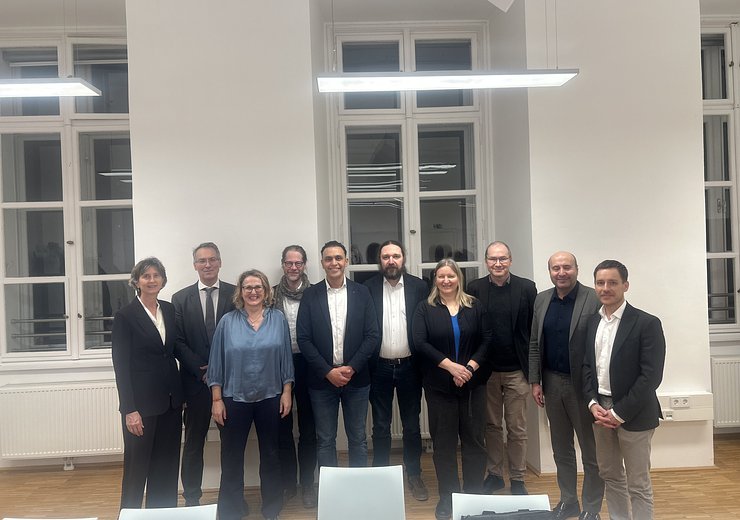 fLtR: Yvon Koomen-Rensma, Peter Ert, Sabine Köszegi, Robert Fuchs, Faouzi Achbar, Stefan Woltran, Julia Neidhardt, Allan Hanbury, Murat Altunbas and Philipp Lehner — Picture: TU Wien Informatics