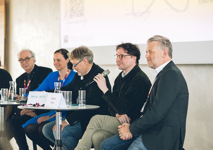 Panel discussion, part two — Picture: Amélie Chapalain / TU Wien Informatics