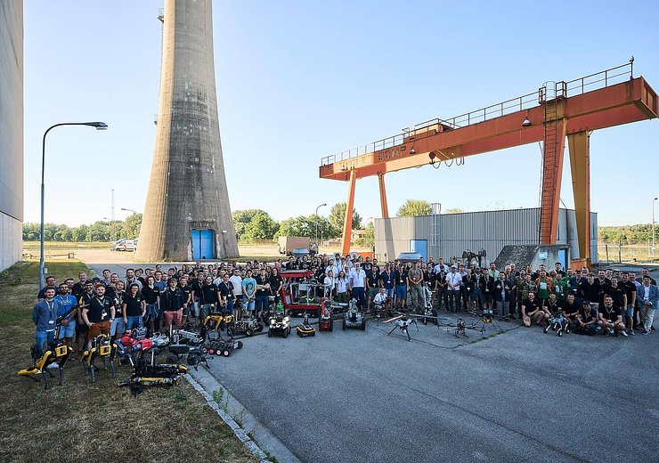 All ENRICH 2025 teams — Picture: Fraunhofer FKIE/ Fabian Vogl