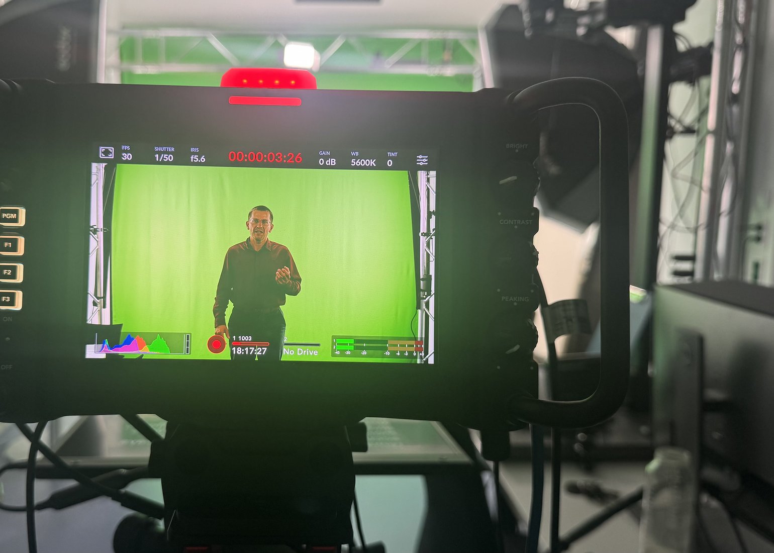 Florian Michahelles recording his lectures