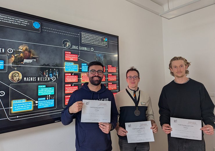 The three winners — Picture: Thomas Depian