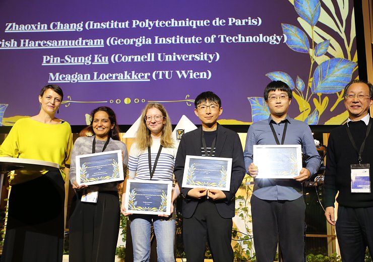 At the award ceremony — Picture: Jingwen Zhu