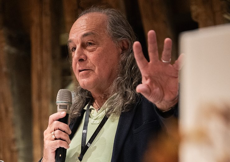 Professor Hardy Hanappi — Picture: Markus Hollo / TU Wien Informatics