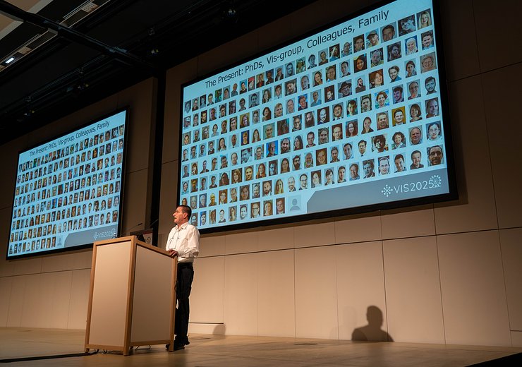 Eduard Gröller at IEEE VIS — Picture: Marlene Huber