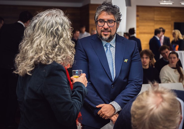 Hugo Rincón Galeana, winner of the Best Dissertation Award — Picture: Markus Hollo / TU Wien Informatics