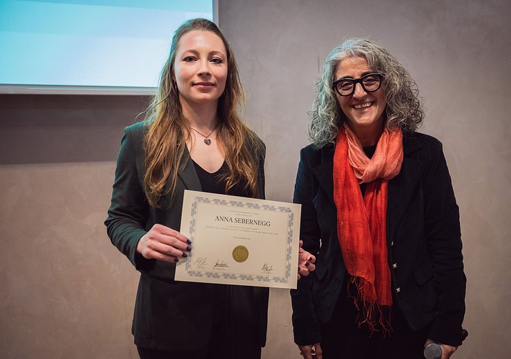 Anna Sebernegg and Hilda Tellioglu — Picture: Markus Hollo / TU Wien Informatics