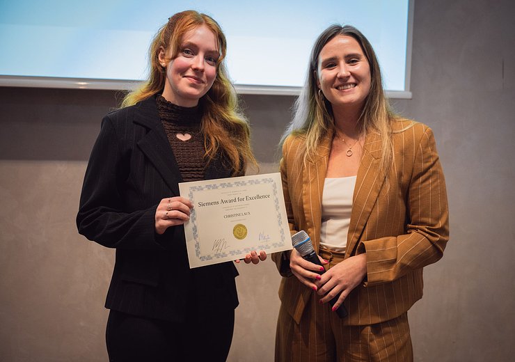 Christine Laux and Nicole Graf — Picture: Markus Hollo / TU Wien Informatics