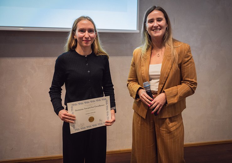 Saskia Welzig and Nicole Graf — Picture: Markus Hollo / TU Wien Informatics