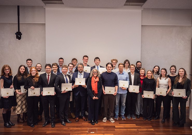 All of our outstanding students! — Picture: Markus Hollo / TU Wien Informatics