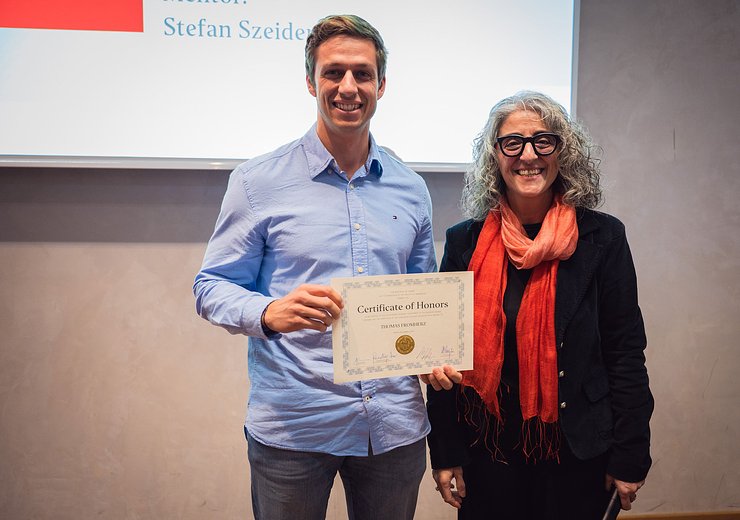 Thomas Fromherz and Hilda Tellioglu — Picture: Markus Hollo / TU Wien Informatics