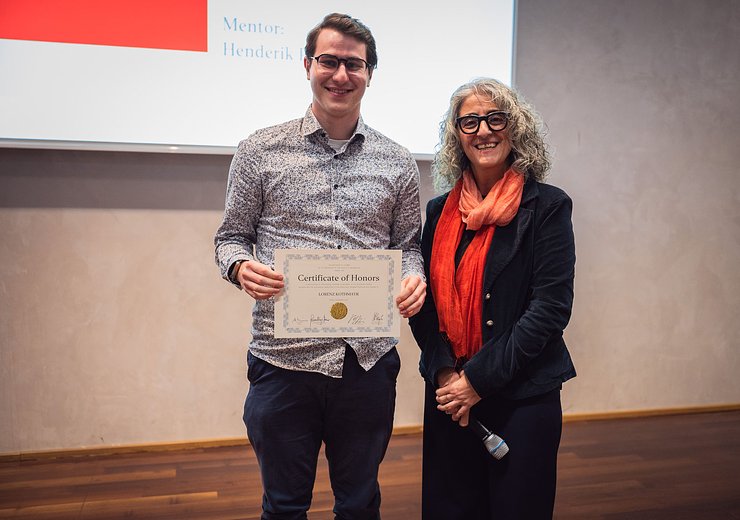 Lorenz Kothmayr and Hilda Tellioglu — Picture: Markus Hollo / TU Wien Informatics