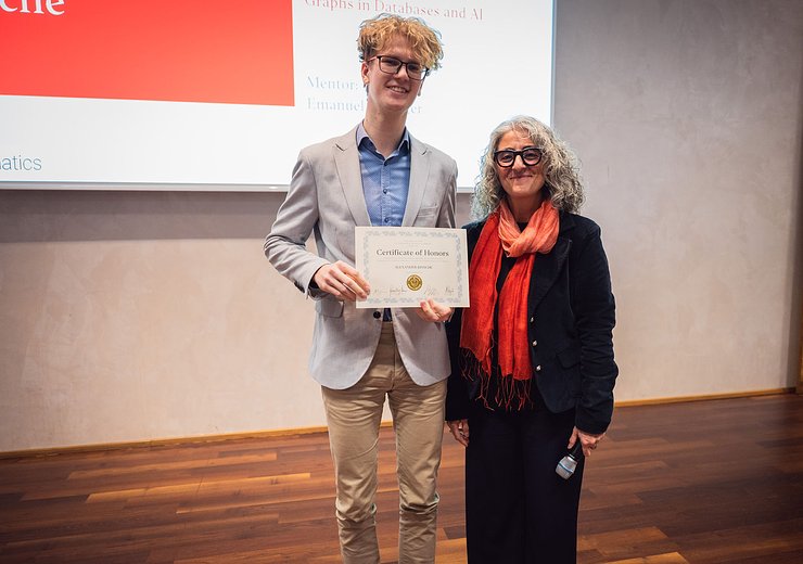 Alexander Rinsche and Hilda Tellioglu — Picture: Markus Hollo / TU Wien Informatics