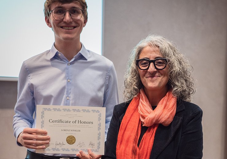 Lorenz Winkler and Hilda Tellioglu — Picture: Markus Hollo / TU Wien Informatics