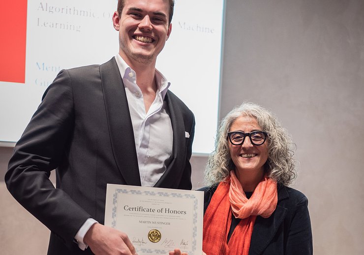 Martin Wustinger and Hilda Tellioglu — Picture: Markus Hollo / TU Wien Informatics