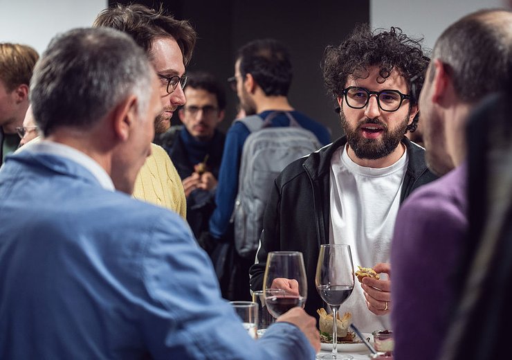 After the lecture — Picture: Markus Hollo / TU Wien Informatics