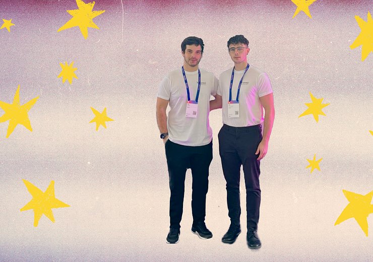 Max Tiessler and Klared co-founder CMO & Founder Engineer Izan Leal at 4YFN