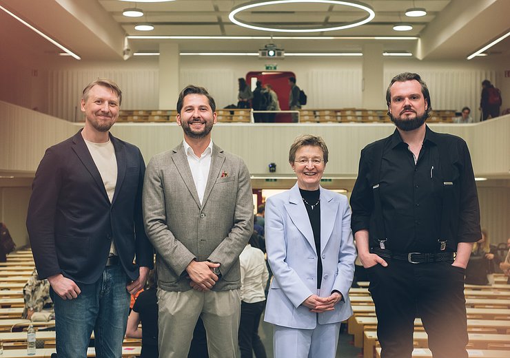 fLtR: Peter Knees, Jürgen Cito, Dean Gerti Kappel, and Tobias Fiebig