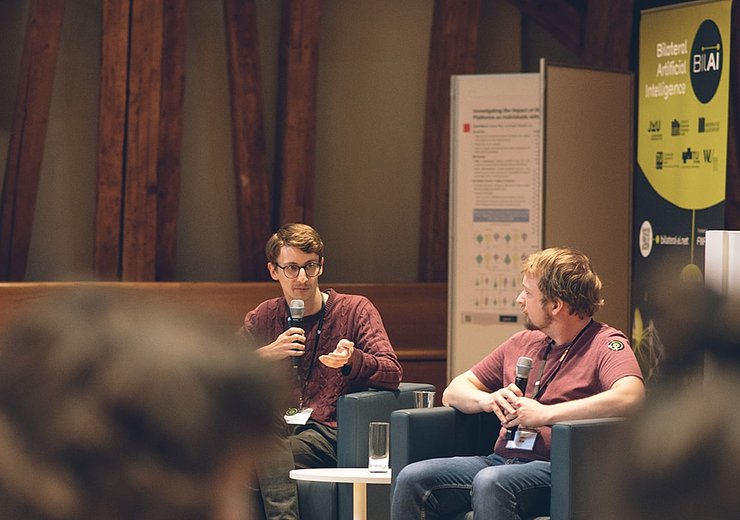 Panel duscussion after Mena Leemhuis' keynote — Picture: Amélie Chapalain / TU Wien Informatics