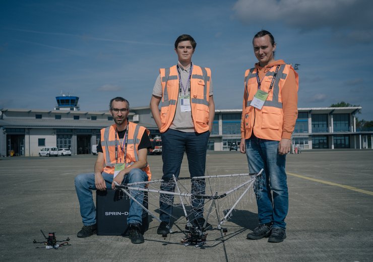 From left to right: Andreas Brandtstätter, Joel Klimont, and Jaroslav Klapalek with their research project NoctuaNet2.