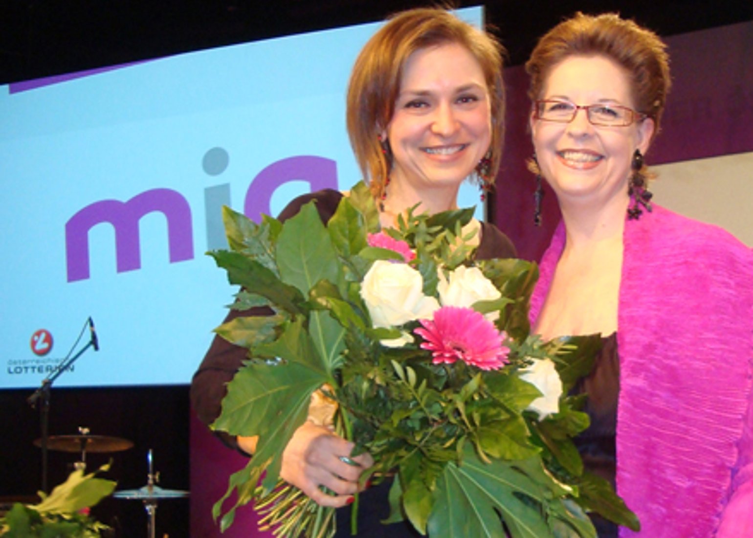 Ivona Brandic mit ÖVP-Landesparteiobfrau Christine Marek
