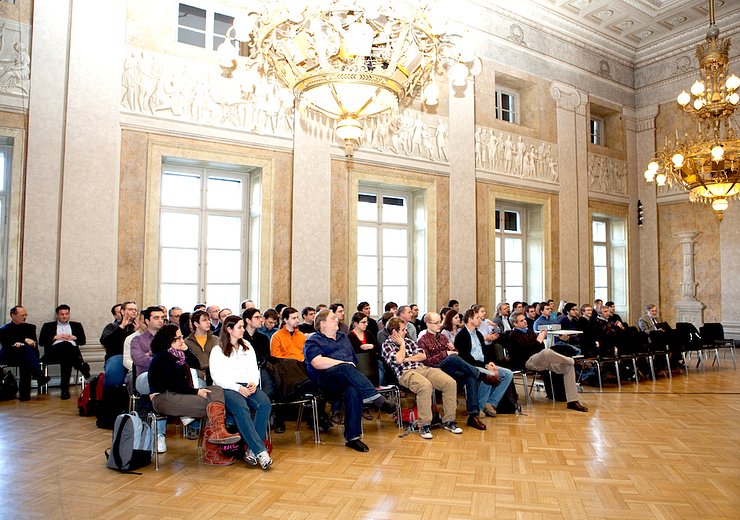 Das Publikum während des Symposiums "Logic and Algorithms: A Scientific Perspective".