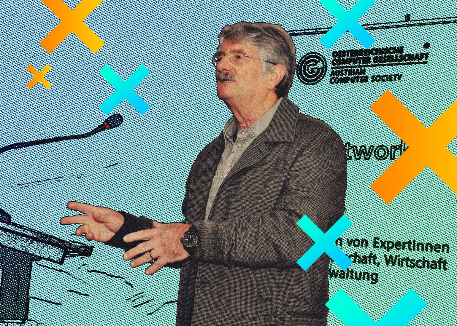 Helmut Schauer is a storyteller. So lean back and sit tight for suprising insights in the life of the extraordinary computer scientist.