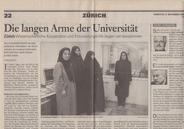Helmut’s involvement in development aid and teaching.