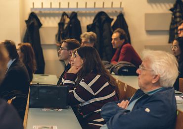 The audience, listening carefully — Picture: Amélie Chapalain / TU Wien Informatics