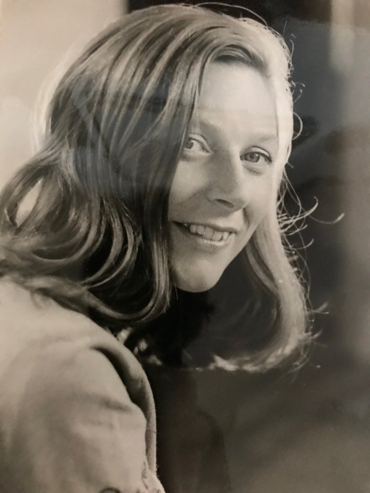 Christiane Floyd working at Softlab, from her private archive.